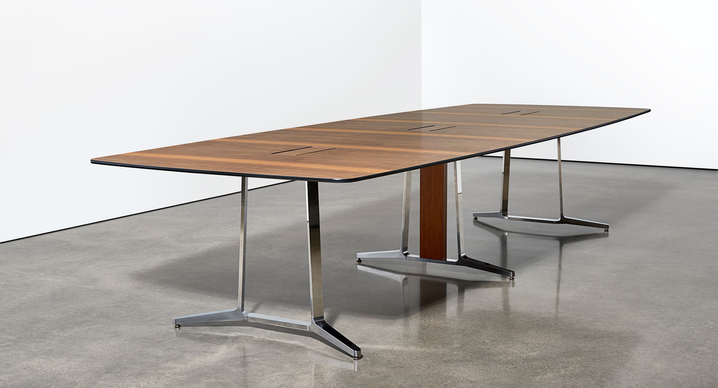 Skill conference tables are offered in a full range of sizes and finishes.