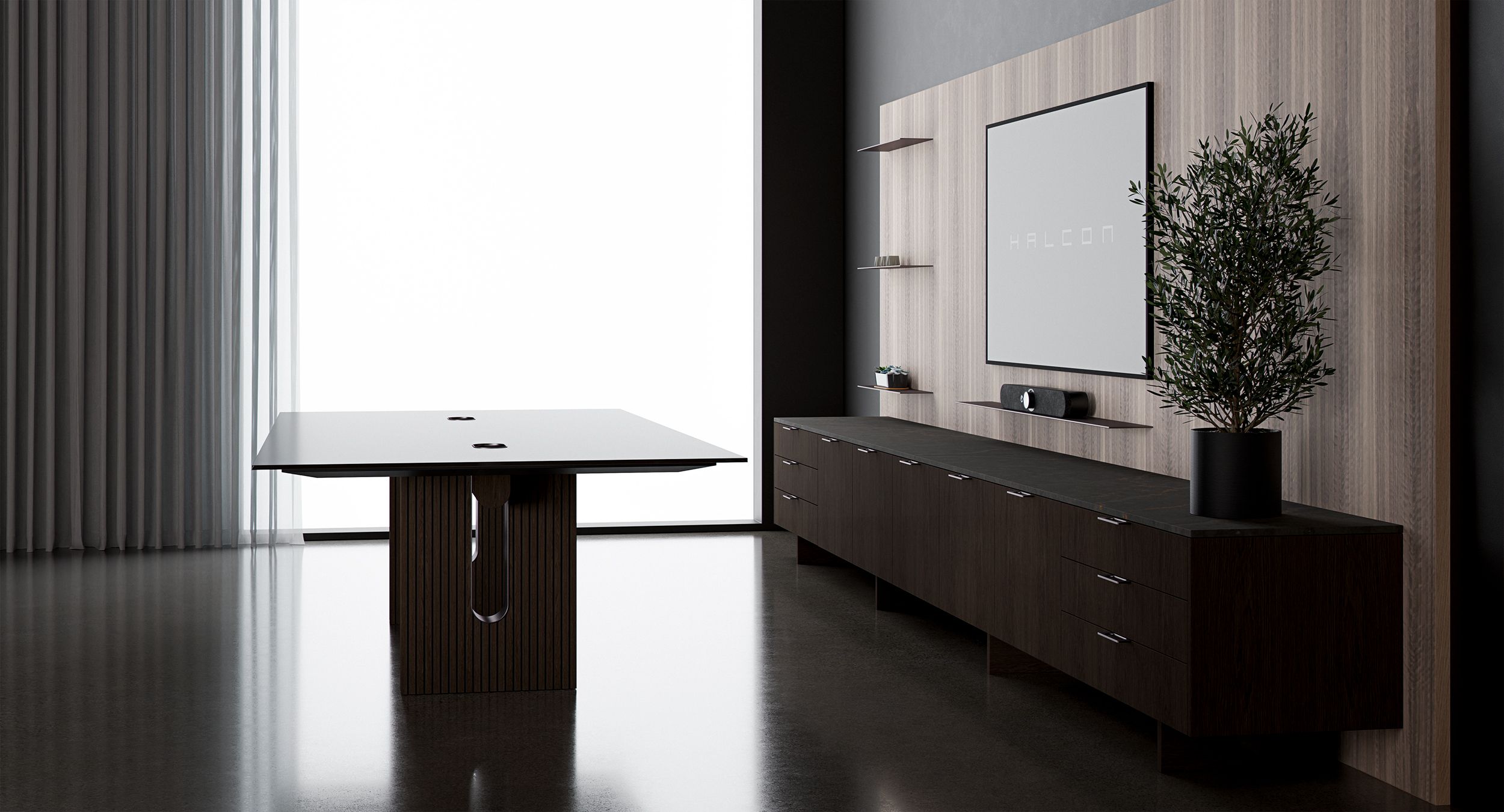 With a full range of tables, sideboards, and storage walls, FREYA provides complete, tailored solutions to accommodate every collaborative and hybrid meeting space.