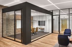 HALO tables and sideboards are used throughout the firm's modern meeting spaces. thumbnail