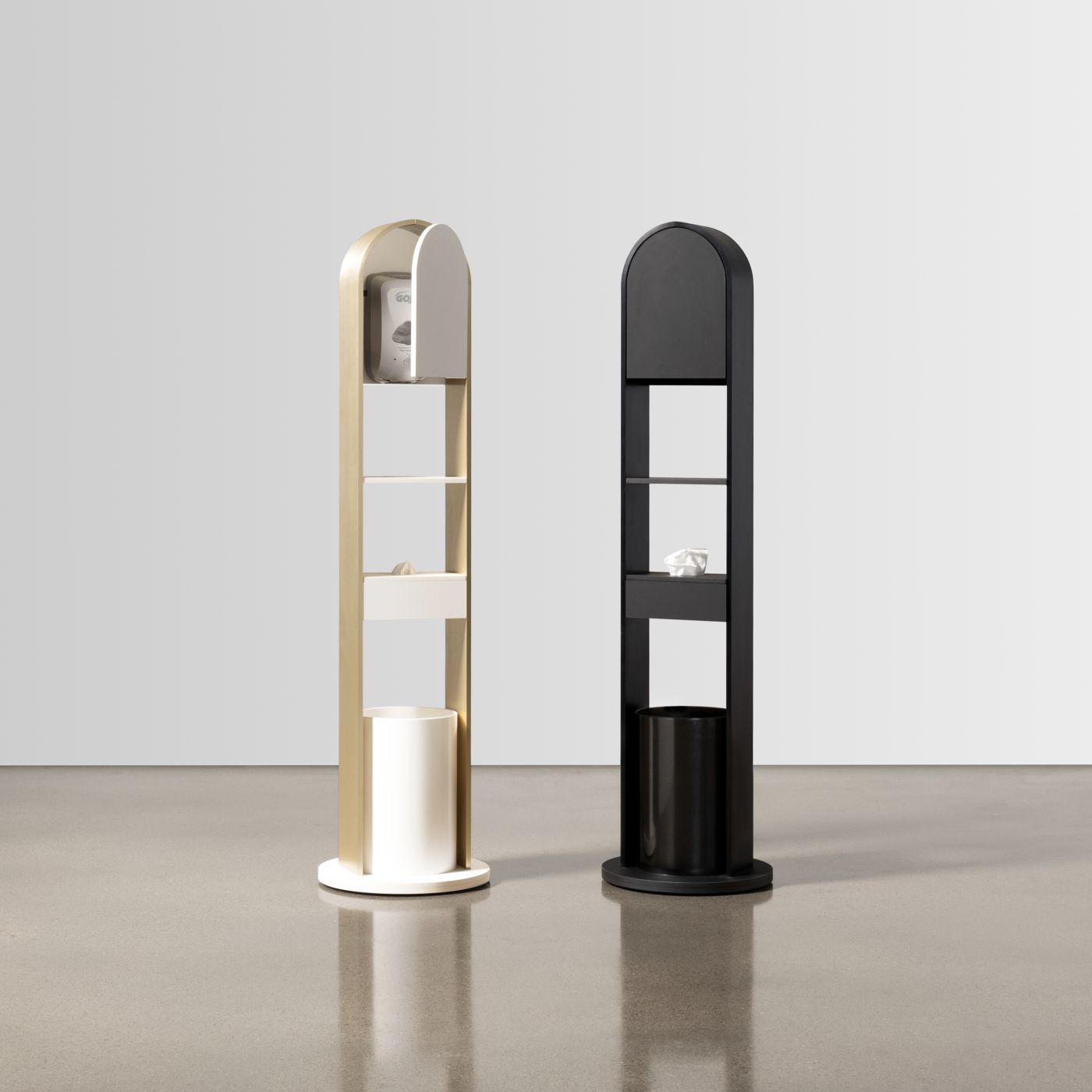 HALO Hand Sanitizer Stations are available in multiple finishes to perfectly complement any environment.