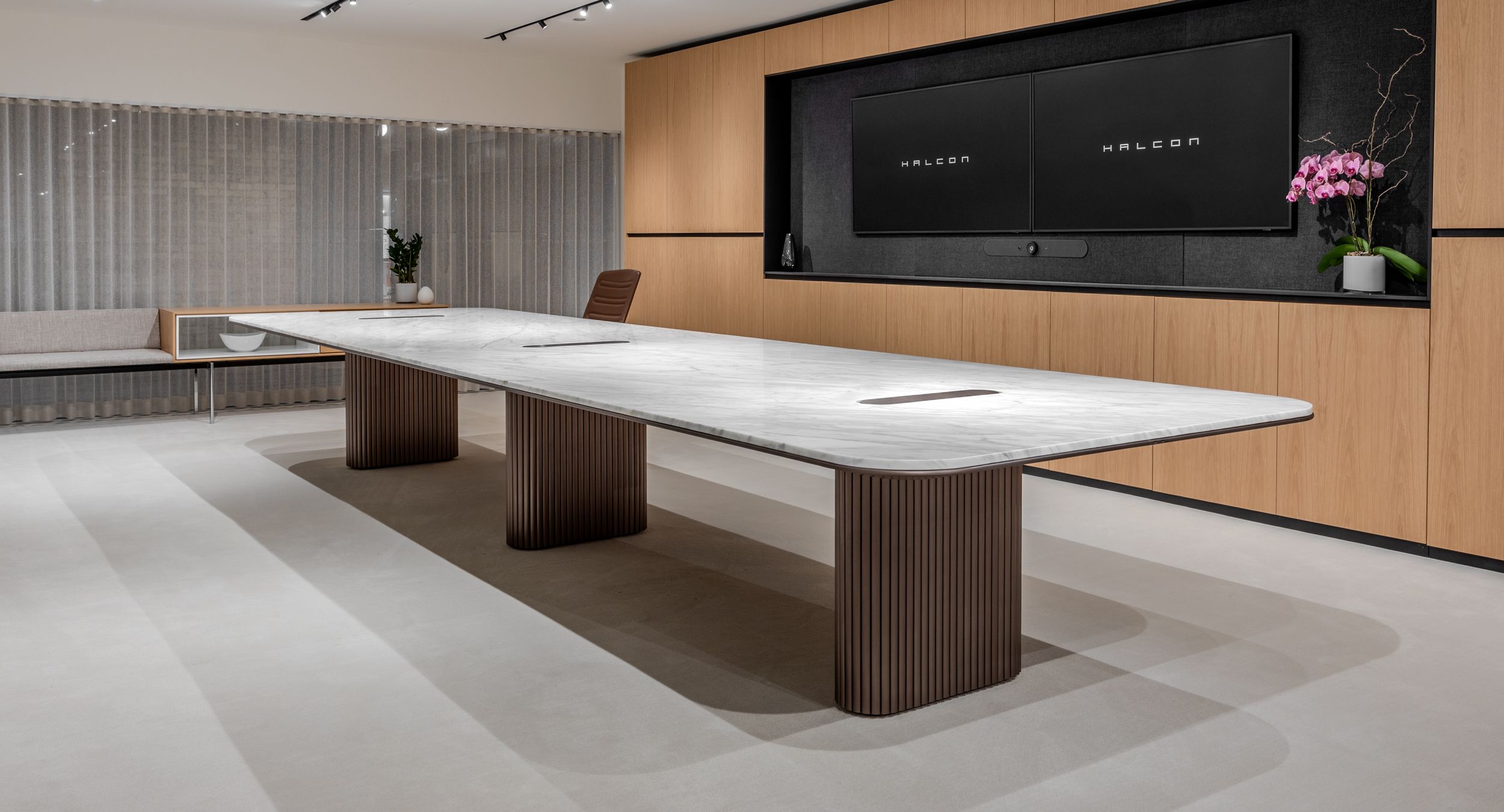 Award winning design and innovation is showcased on this ASTORIA conference table.