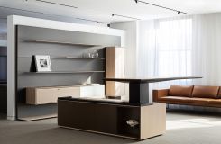 Defy gravity with the HALO cantilever adjustable-height desk. thumbnail