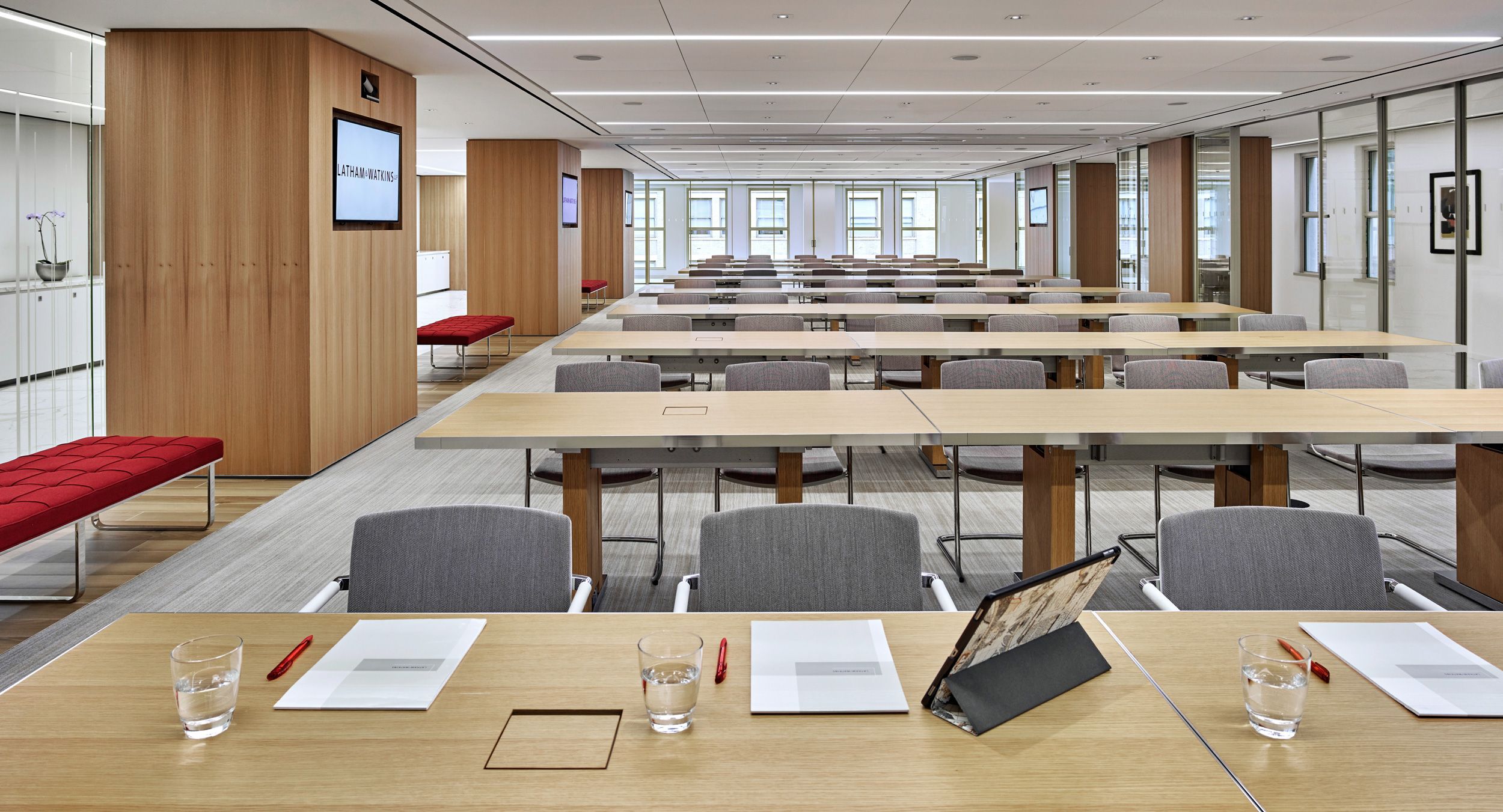 Motus delivers unparalleled craftsmanship with with grain-matched genuine veneers.