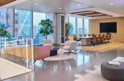 A trio of MOTUS tables brings an executive level finish to this reconfigurable space. thumbnail