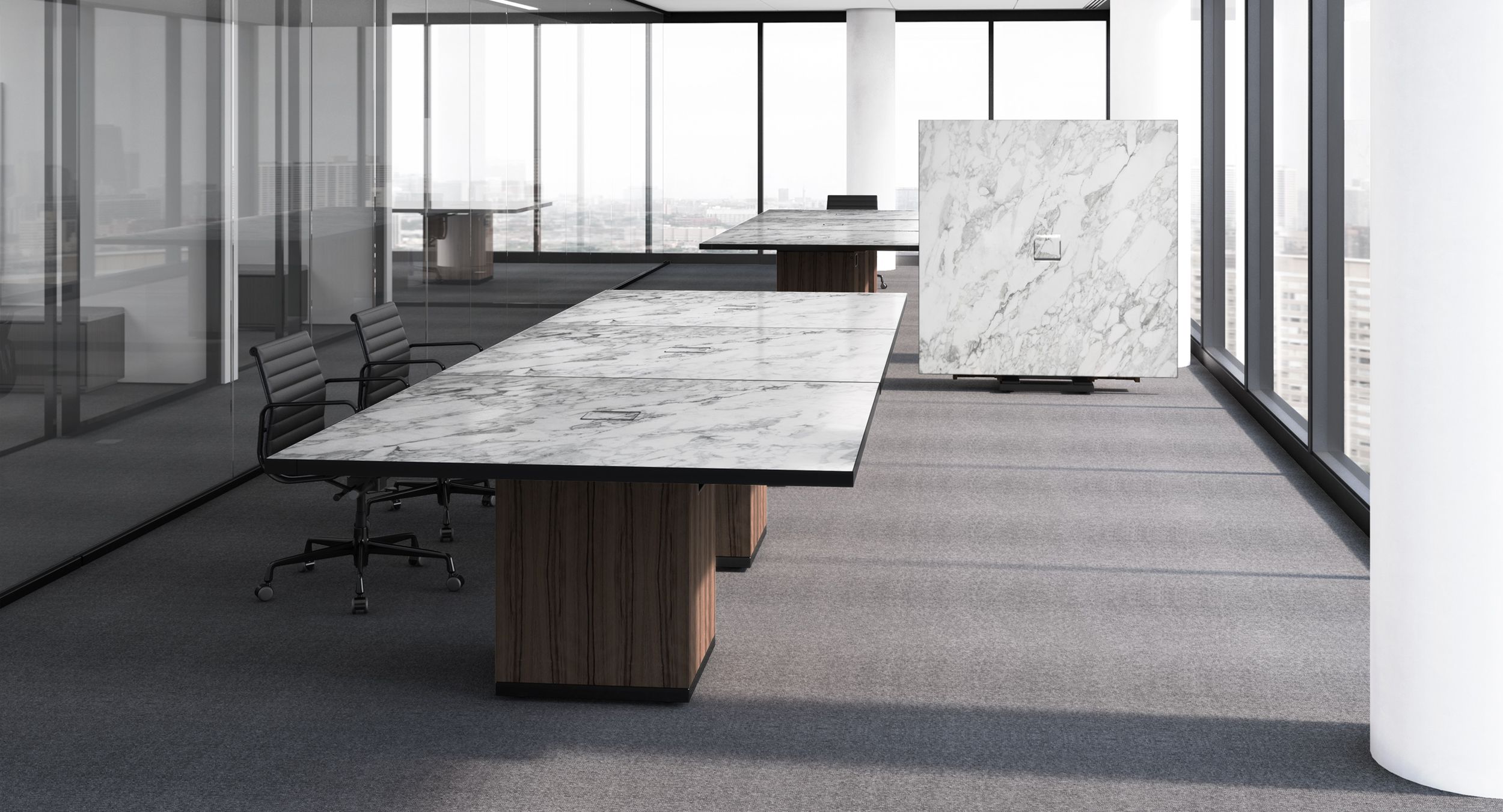 Motus combines breathtaking materials, innovative design, and unparalleled functionality to create the most flexible executive conferencing ever.