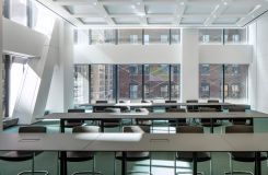 SKILL mobile tables feature durable FENIX Grigio Bromo surfaces. thumbnail