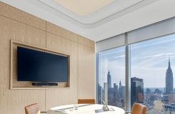 SESSIONS conference table with  power and data easily accessible at the table's edge. thumbnail