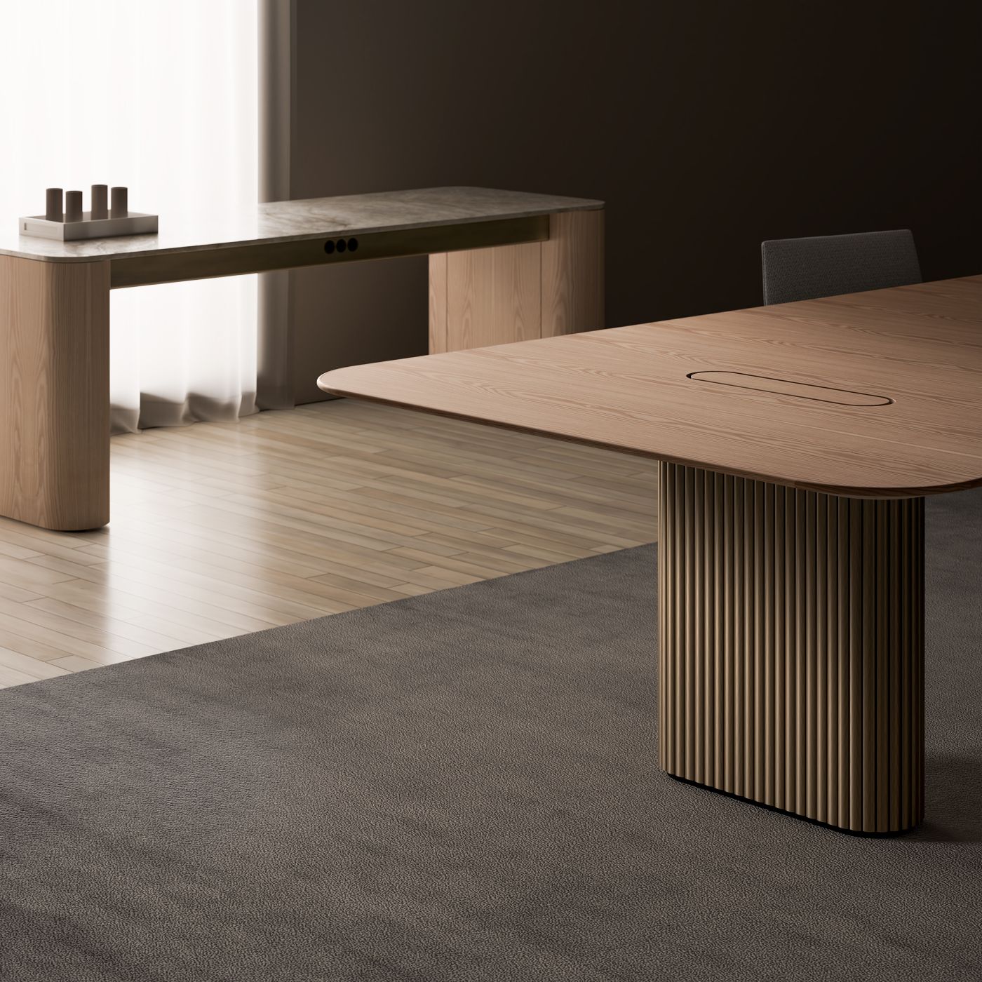 ASTORIA strikes a perfect balance between sculptural elegance and purposeful function.
