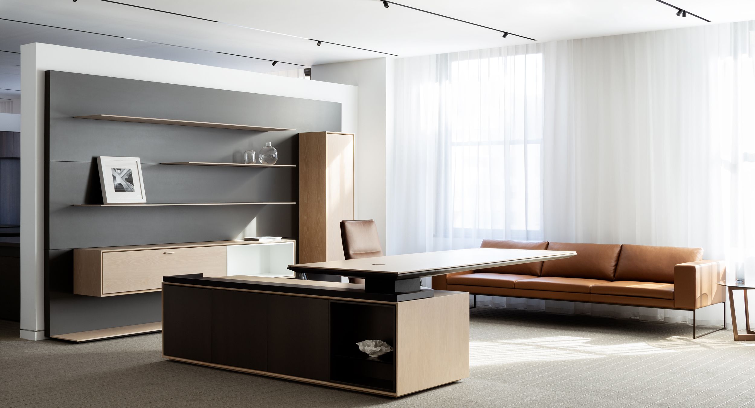 Halo private offices set the standard for executive design and functionality.