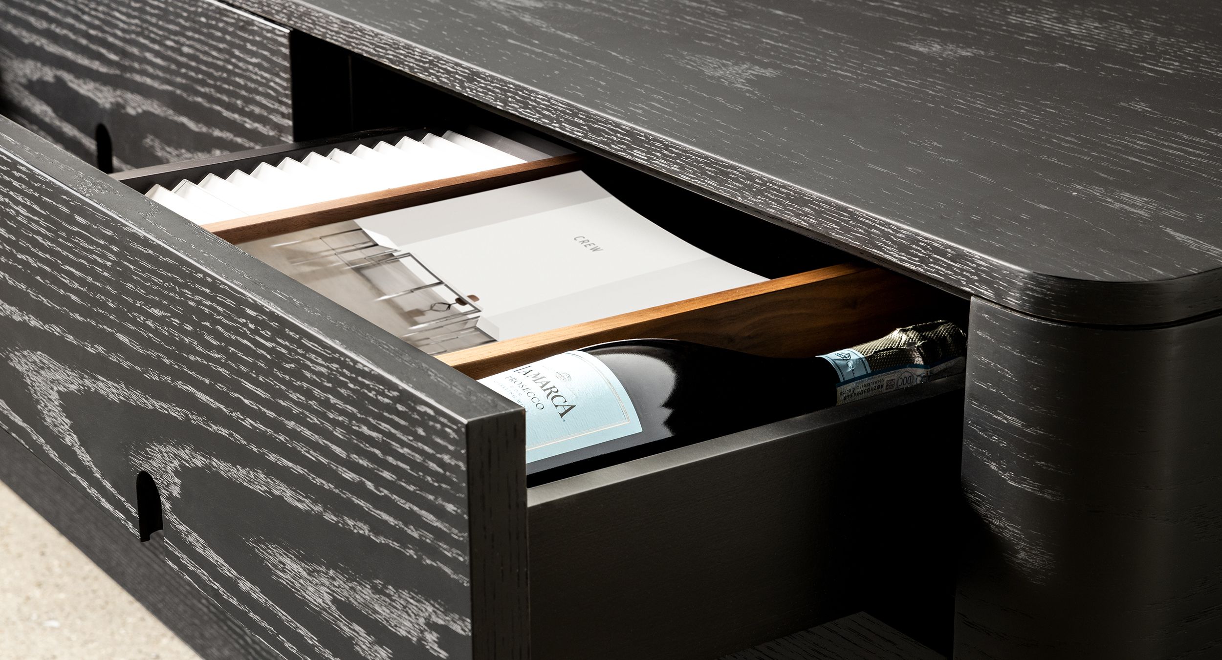 New adjustable magnetic dividers make thoughtful storage a breeze.