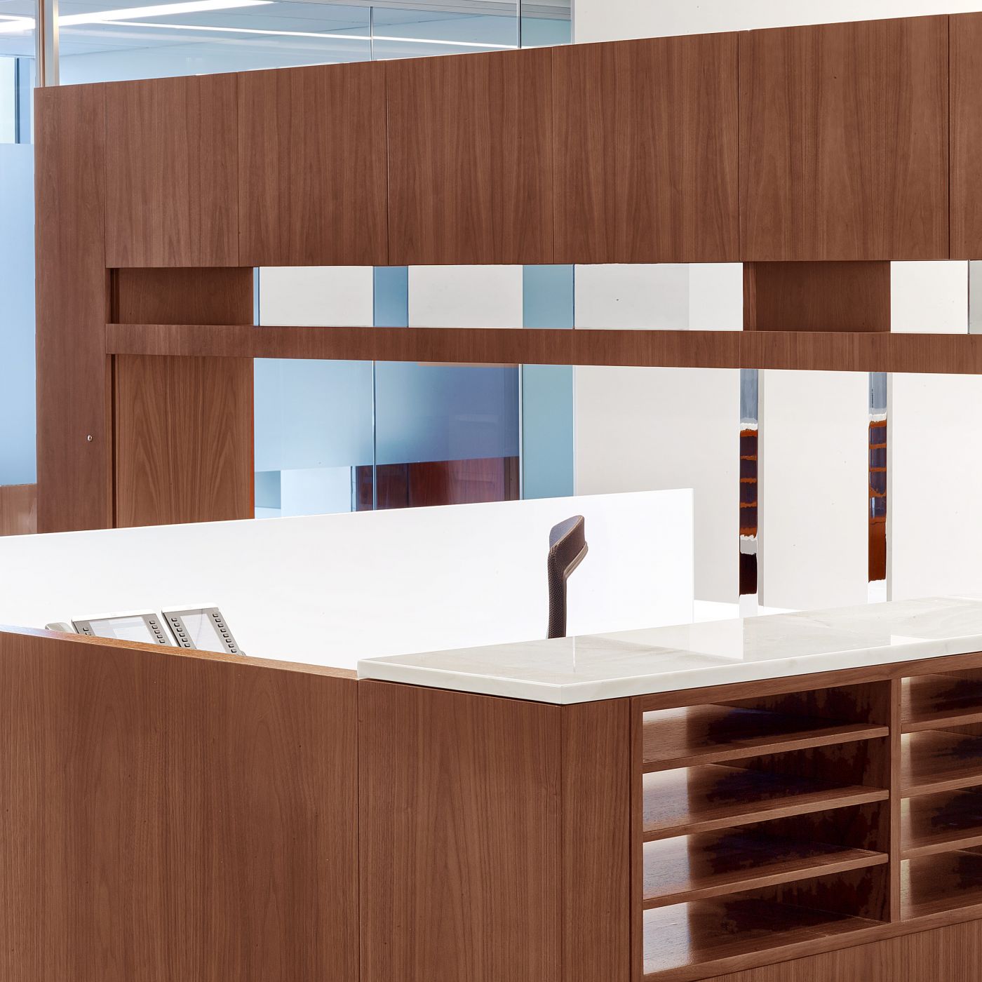 Custom workstations elevate your space and perfectly complement HALCON private office furniture.