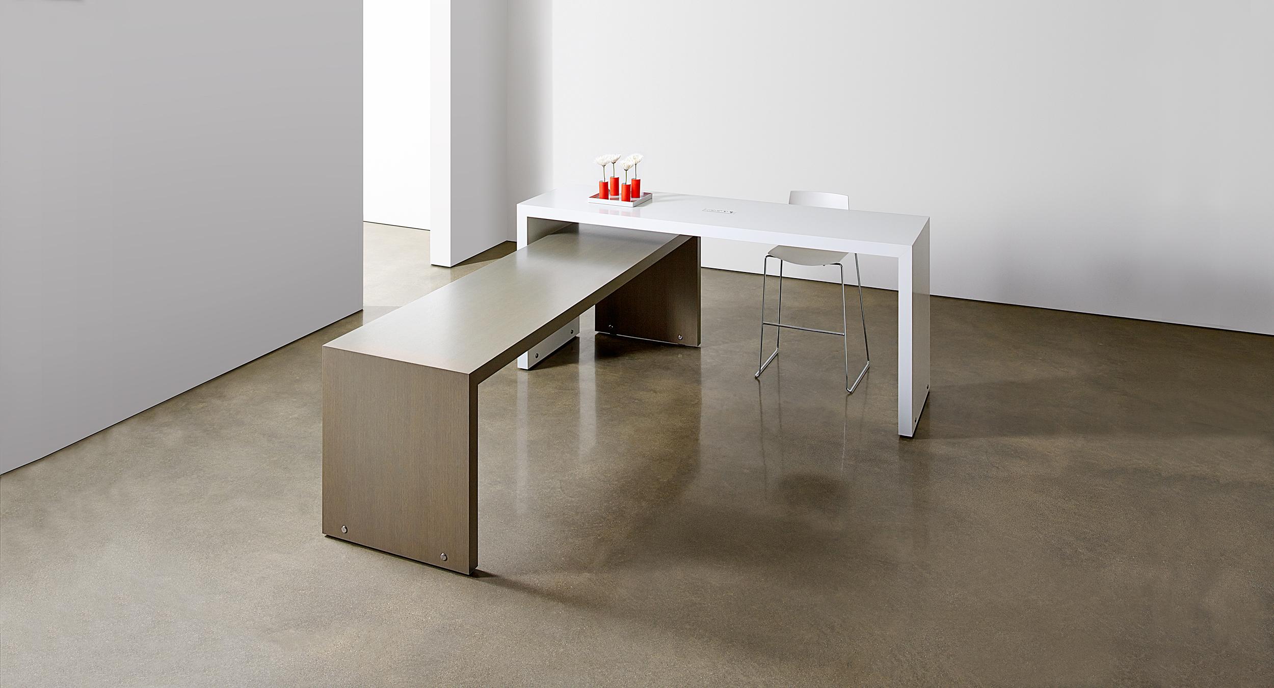 Hugo Halcon Furniture Mix Bar And Counter Height Mobile Tables To Achieve A Truly Dynamic E