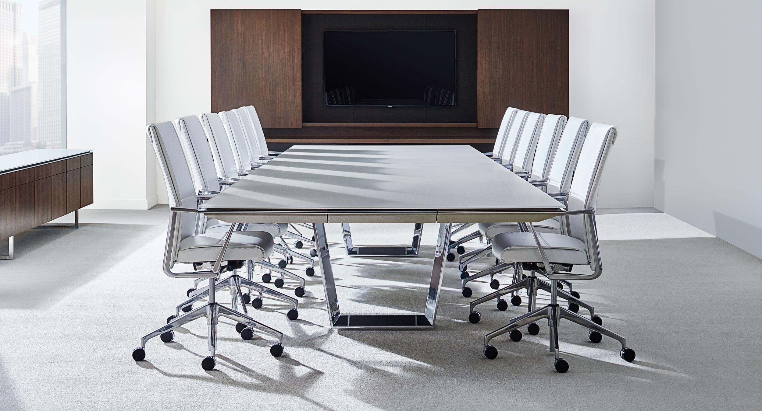 Mesa Halcon Furniture Mesa S Open Loop Base Offers A New Take On An Uncompromising Modern Design