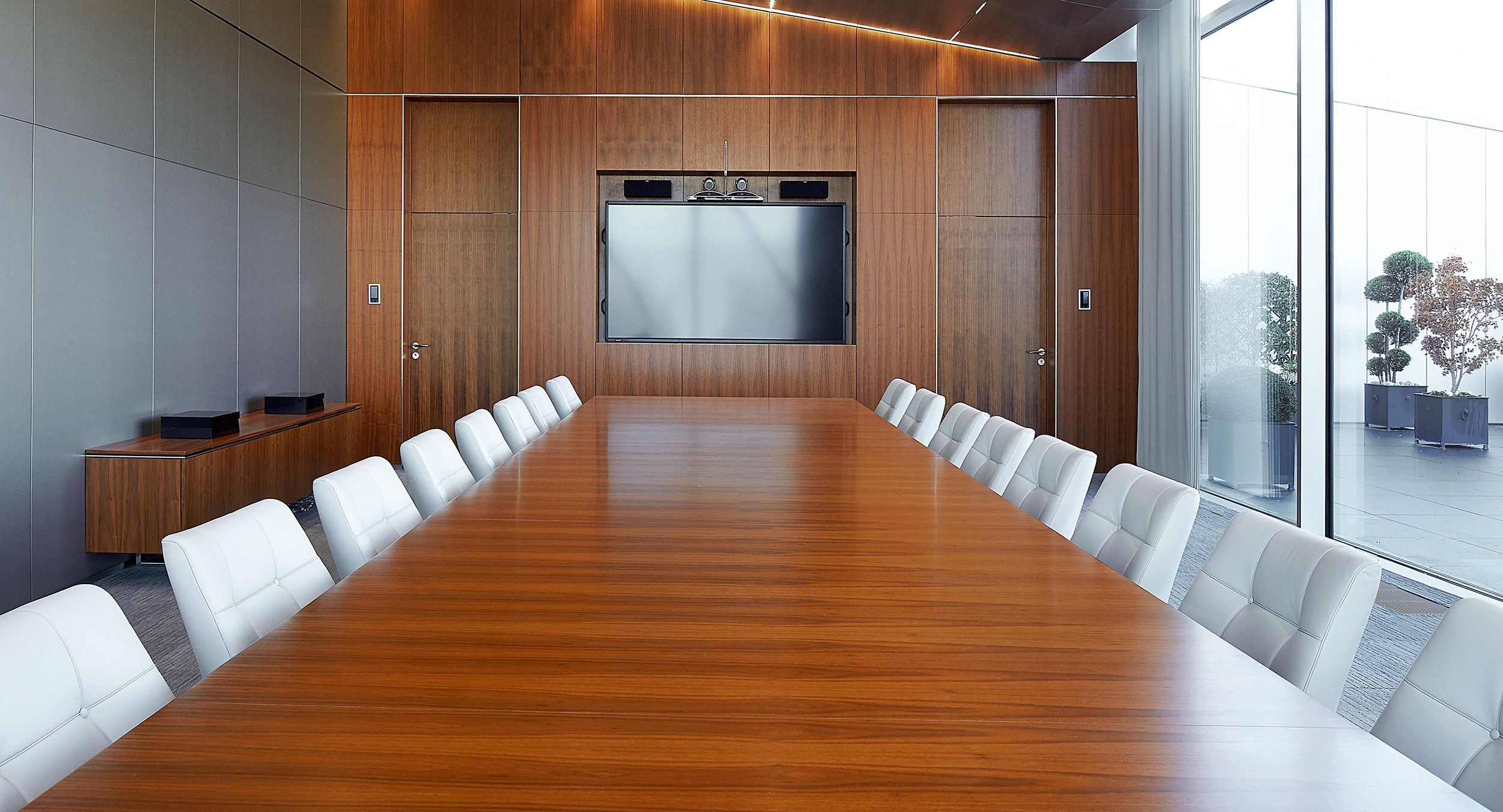 Mesa Conference Table and Signature Credenza