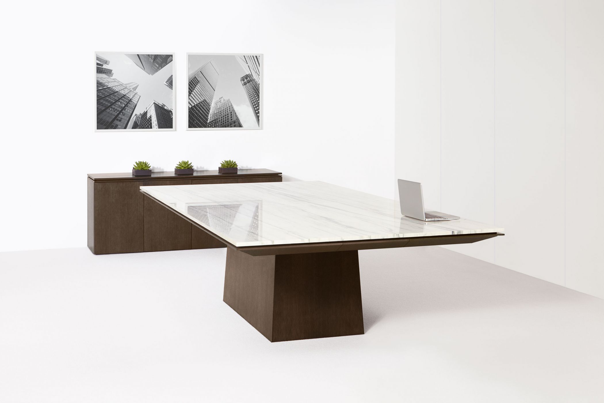 Mesa's design allows surface materials to display cleanly and beautifully.