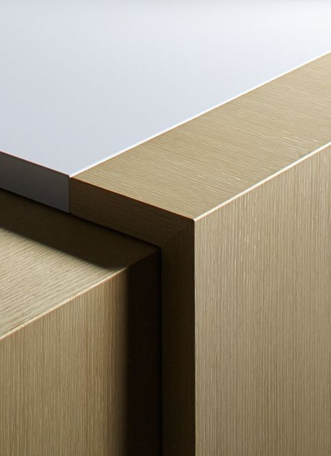 Seamless mitered joinery and perfectly balanced veneers highlight our craft and our quality.