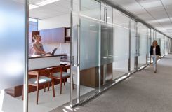 Associate offices feature integrated adjustable-height desking. thumbnail