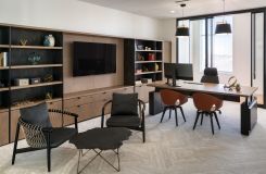 Our custom furniture for BPX was designed to create a workplace that also feels like home. thumbnail