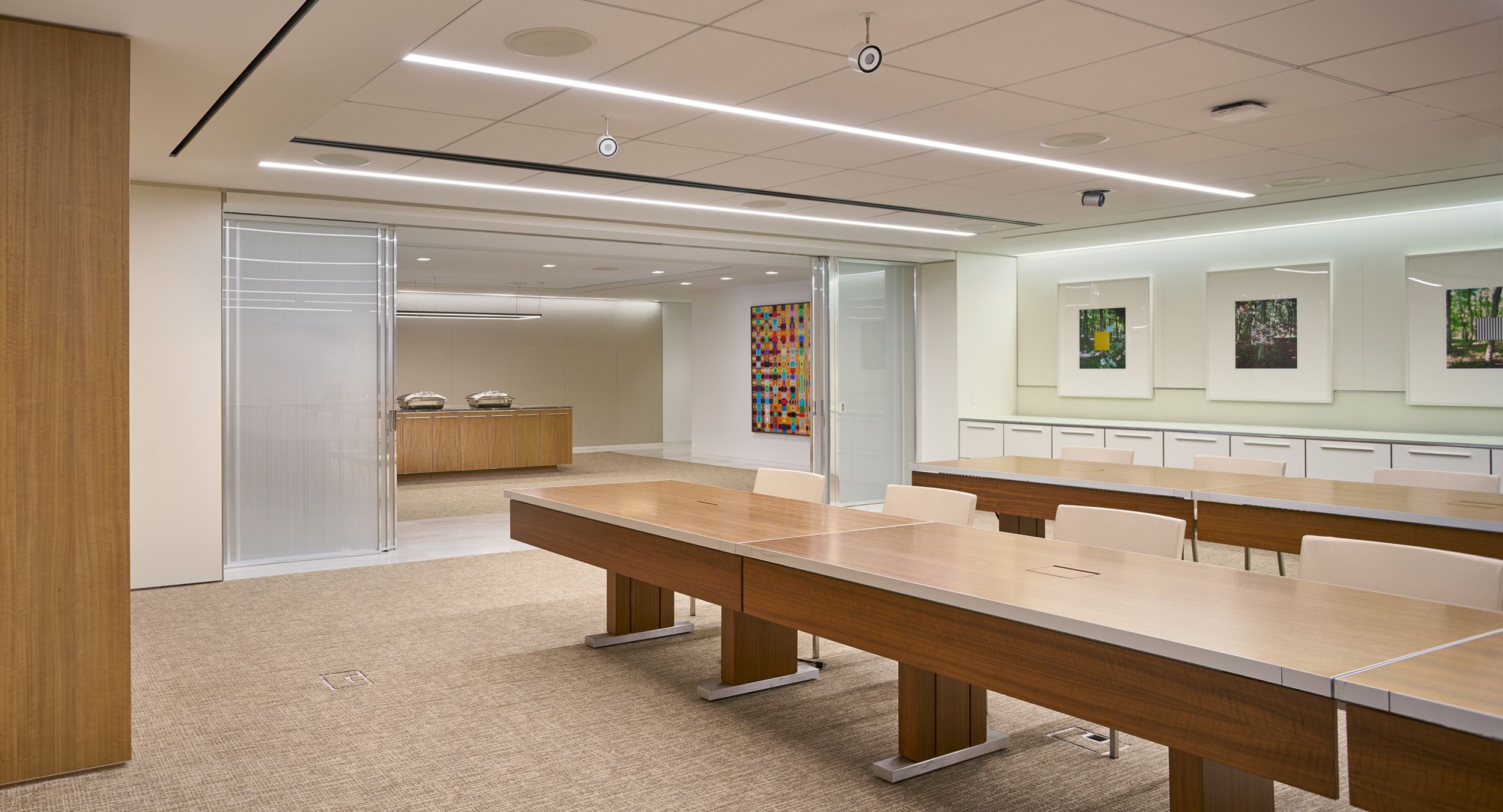 MOTUS tables are reconfigured daily to meet ever-changing needs. 