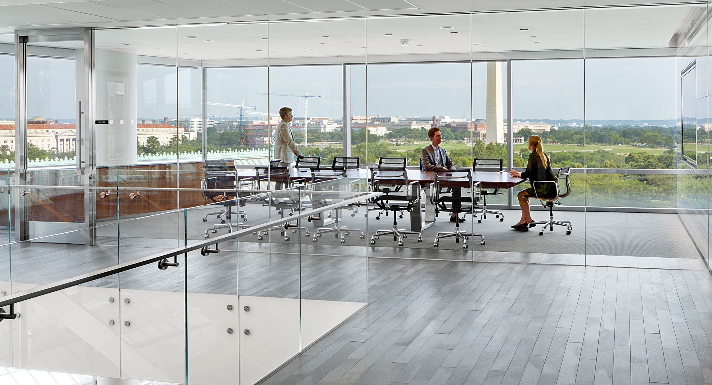 Open space showcases spectacular views and MESA conferencing.